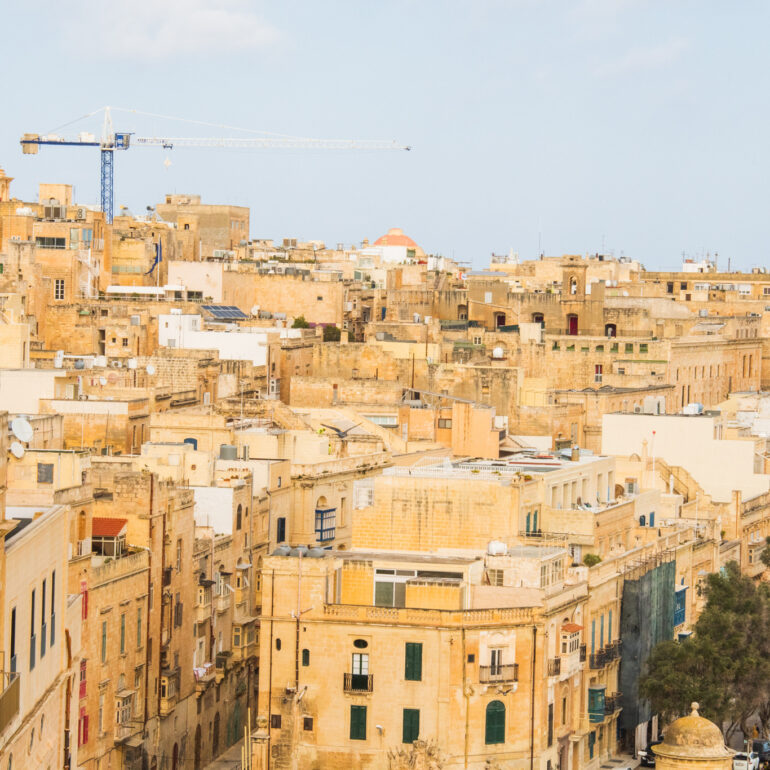Best city view of The Valletta Waterfront in Malta