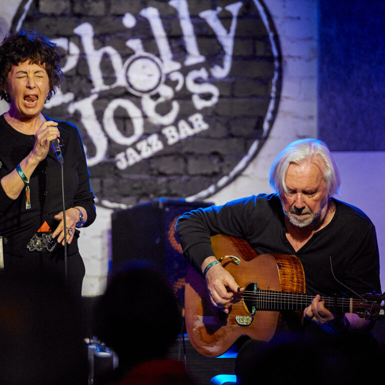 Claus Oesser Ferrari and Jutta Glaser performing at Jazz is Her, Philly Joes Jazz Night, Tallinn Music Week 2023