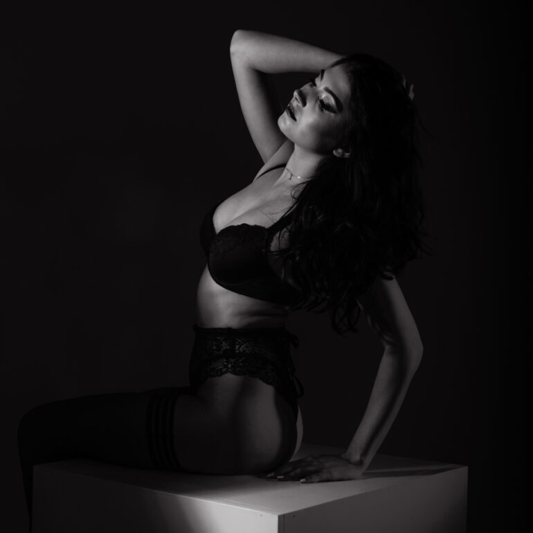 Creative Boudoir Photography Photo Session in Studio