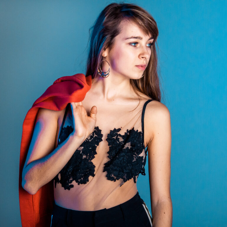 Creative Portrait Photo Session in Studio with Masha