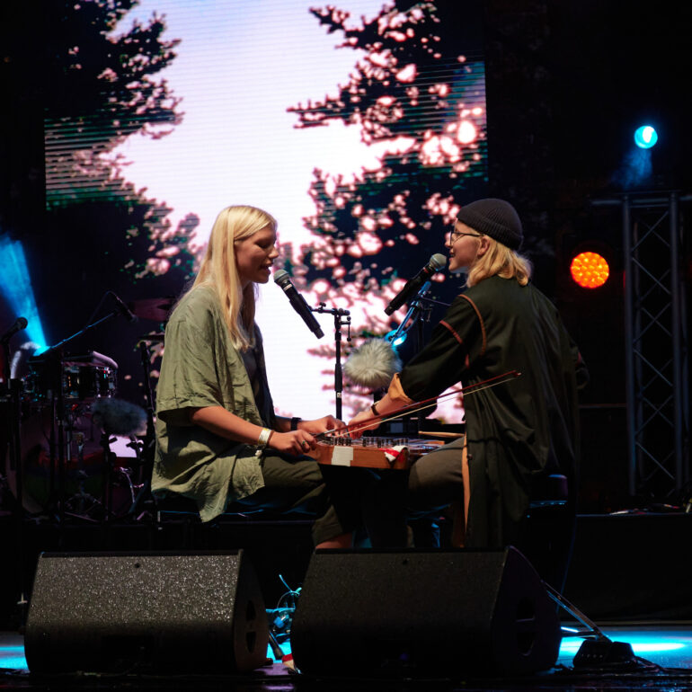 Duo Ruut performance at Telliskivi Loomelinnak - Tallinn Music Week 2020