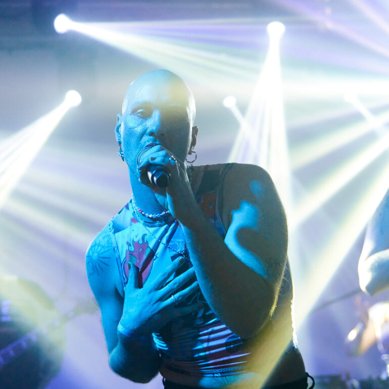 FLIRT performing at KWEER AF, Telliskivi Loomelinnak, Sveta Baar, Tallinn Music Week 2023