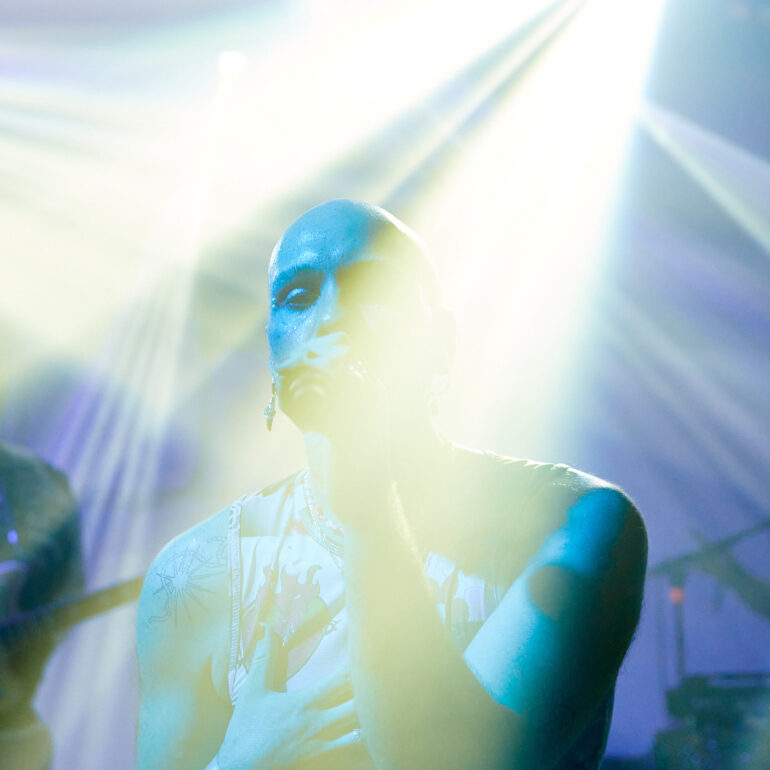 FLIRT performing at KWEER AF, Telliskivi Loomelinnak, Sveta Baar, Tallinn Music Week 2023 4x5