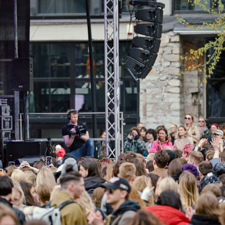 Ivan Dorn performing at Telliskivi Loomelinnak, Tallinn Music Week 2022