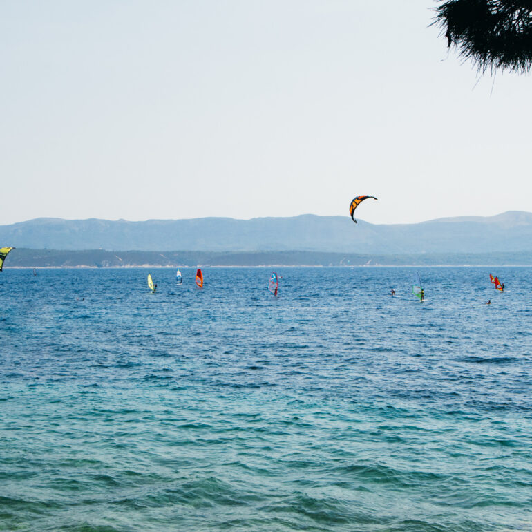 Kite and windsurfing in the Adriatic sea - Best summer vacation sport