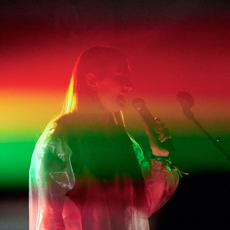 Maris Pihlap performing at TIKS Records Session, Fotografiska, Telliskivi Loomelinnak, Tallinn Music Week 2023