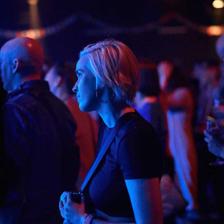 Mica Millar performing at Funk Embassy Night, Vaba Lava, Telliskivi Loomelinnak, Tallinn Music Week 2023