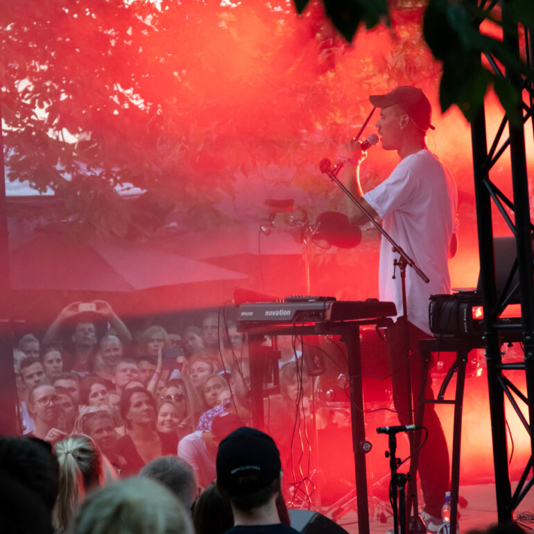 NOËP performance at Sweet Spot Music Festival 2018 in Tallinna Kulutuurikatel