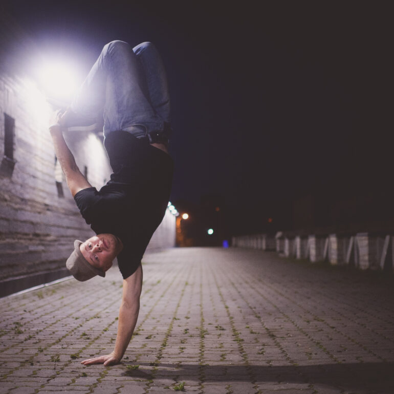Photoshoot of bboy Mike