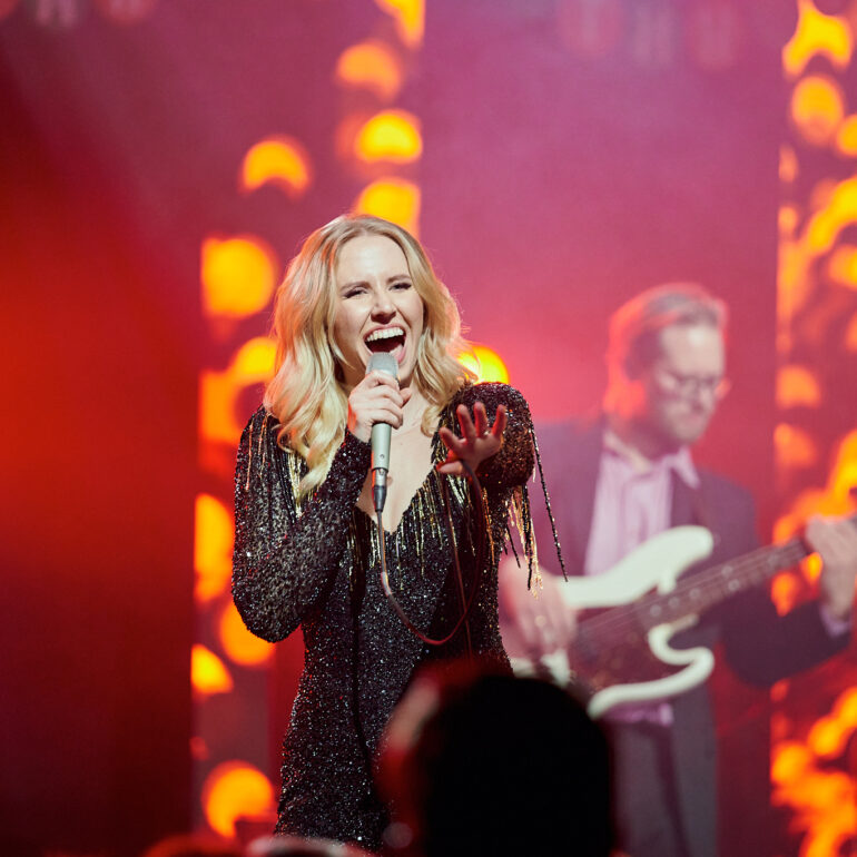 Rita Ray performing at Funk Embassy Night, Vaba Lava, Telliskivi Loomelinnak, Tallinn Music Week 2023