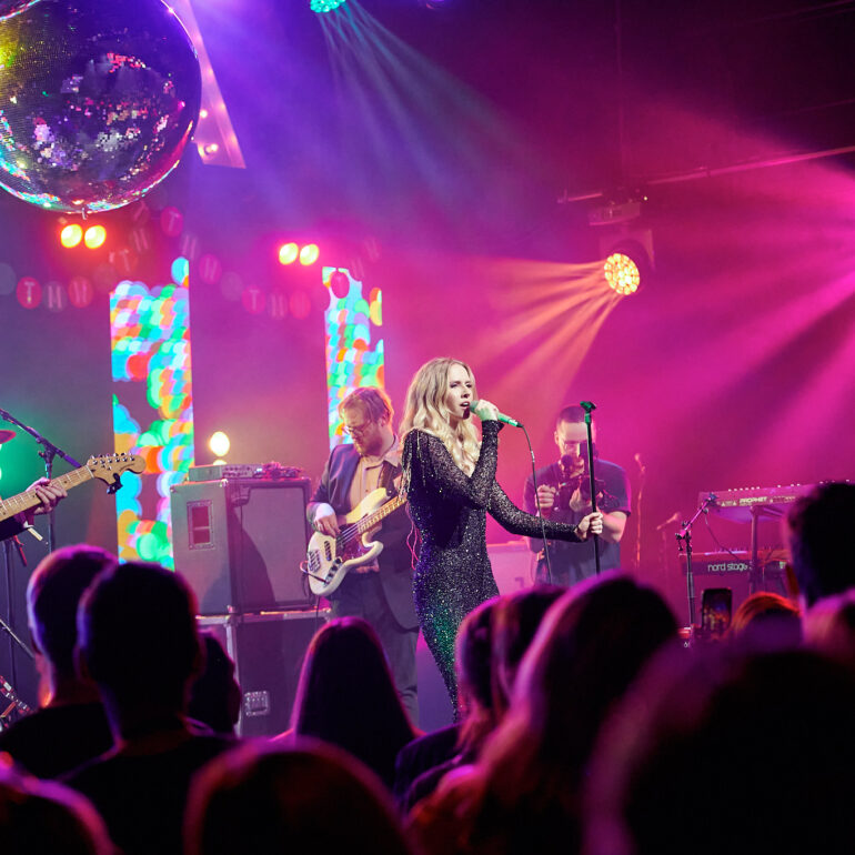 Rita Ray performing at Funk Embassy Night, Vaba Lava, Telliskivi Loomelinnak, Tallinn Music Week 2023