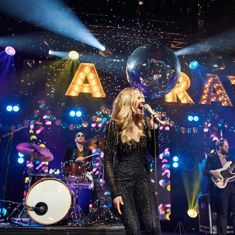 Rita Ray performing at Funk Embassy Night, Vaba Lava, Telliskivi Loomelinnak, Tallinn Music Week 2023