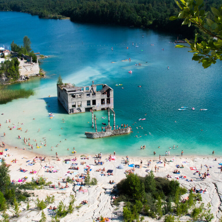 Rummu quarry, Estonias blue lagoon - Best place to visit in Estonia during summer