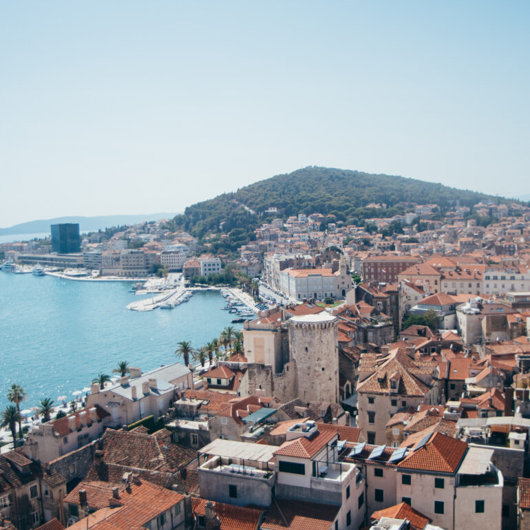 Split, Croatia during summer - Best City view location