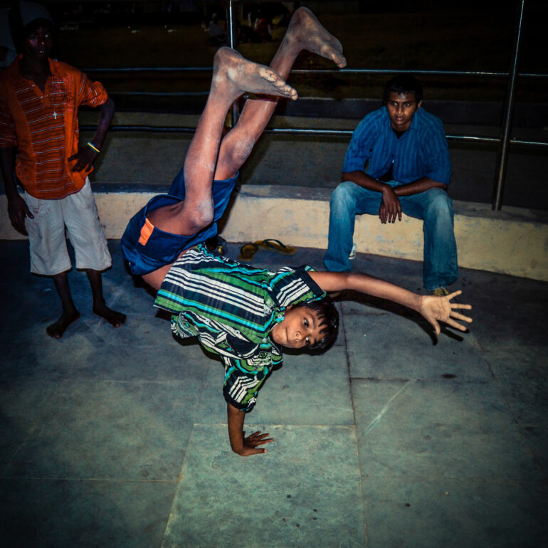 Young Break Dancer at Get Up Battle Chennai, India