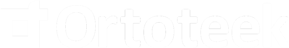 logo ortoteek valge